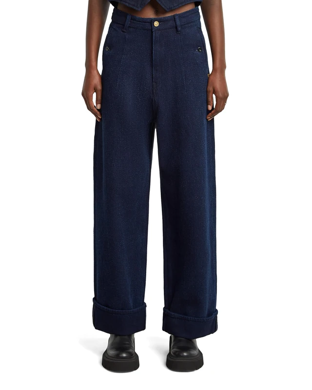 G-STAR Roos High Loose Jeans, Blue (Rinsed D24134-c456-082), 29W x 32L