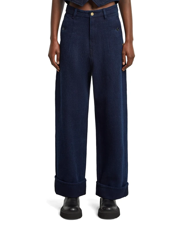 G-STAR Roos High Loose Jeans, Blue (Rinsed D24134-c456-082), 25W x 32L