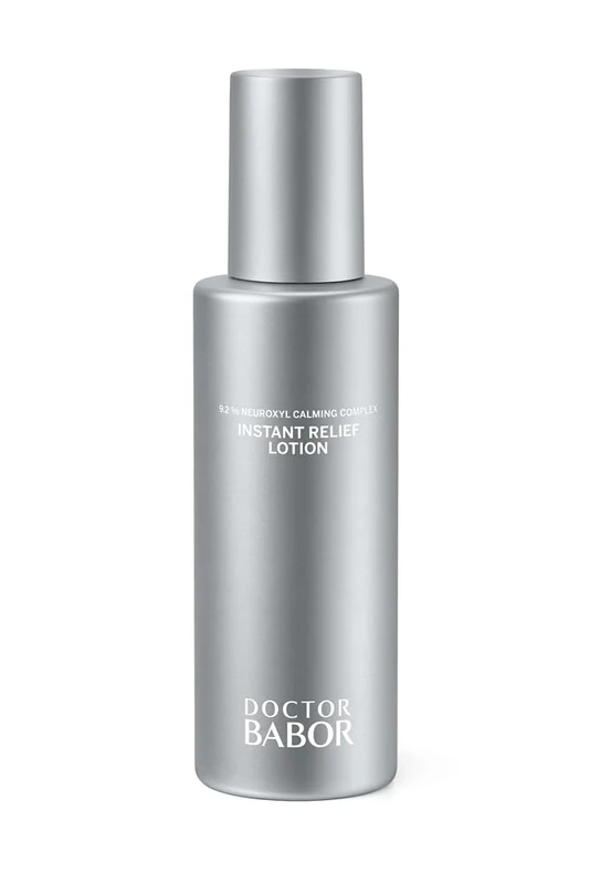 DOCTOR BABOR Instant Relief Lotion | Light face cream as an immediate aid for stressed and sensitive skin | Reduces redness and soothes irritation | vegan | 150ml