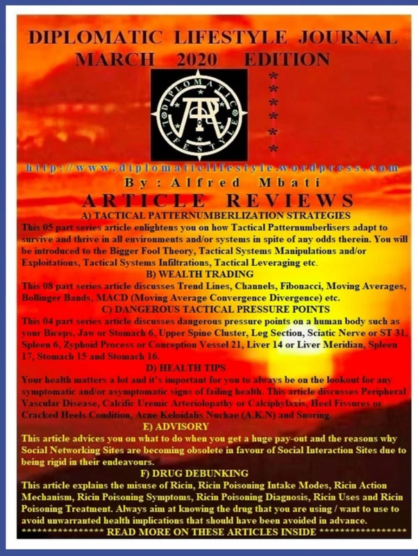 Diplomatic Lifestyle Journal March 2020 Edition