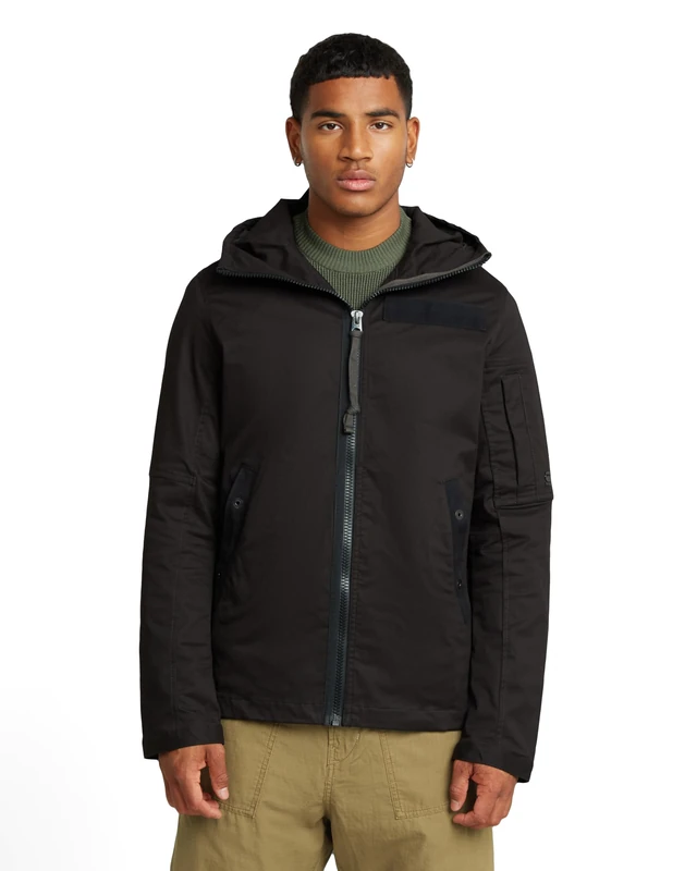 G-STAR RAW Men's Batt HDD Overshirt Ls, Black (dk Black D26502-D697-6484), L