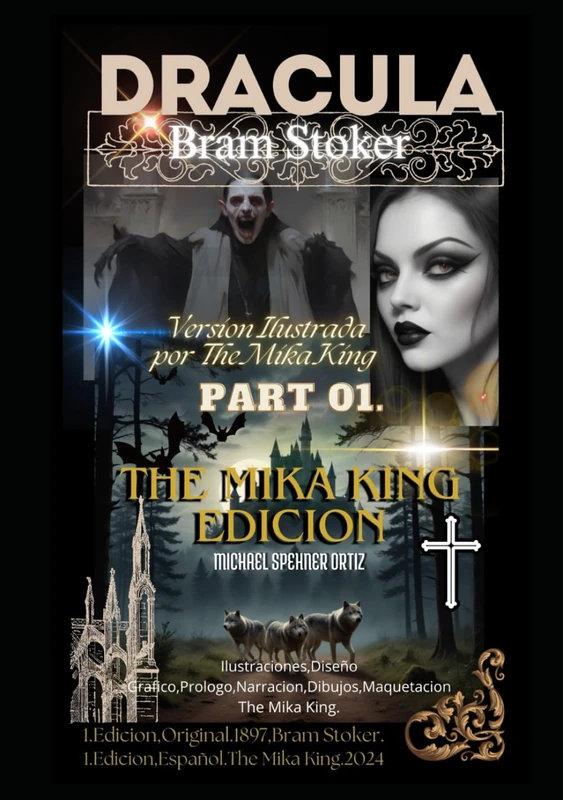 Dracula Bran Stoker Edicion The Mika King: Dracula De Bran Stoker Edicion The Mika King Ilustrada 2024 Español Parte 1