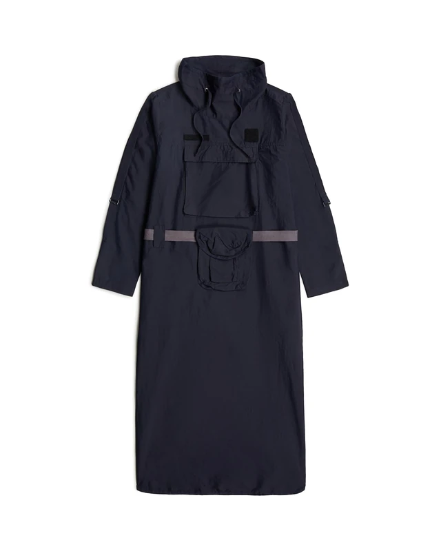 G-STAR RAW Anorak Tunic Dress LS, Blue (Rinsed D26498-d822-082), S