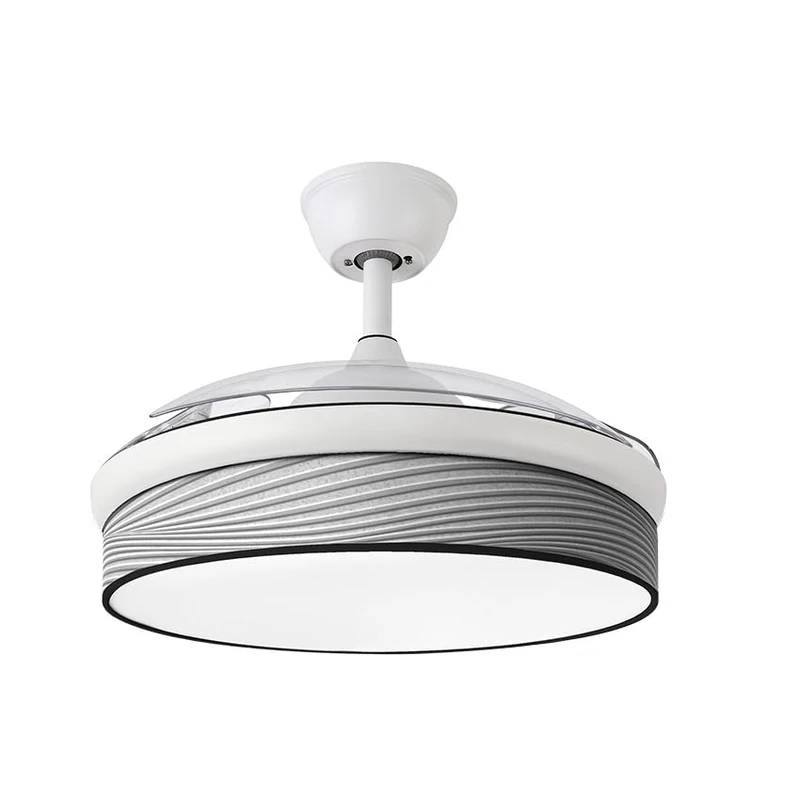 Eden pulse Fan DC 72W White/Grey, 91 cm, 3 blades, 7200 lm, 3000-4000-6000K, remote control, memory and timer. Ideal for air conditioning and comfort. - Image 1