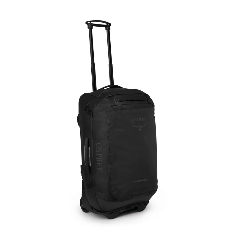 Osprey Transporter Wheeled Duffel, 60L, Raven Black/Black, O/S