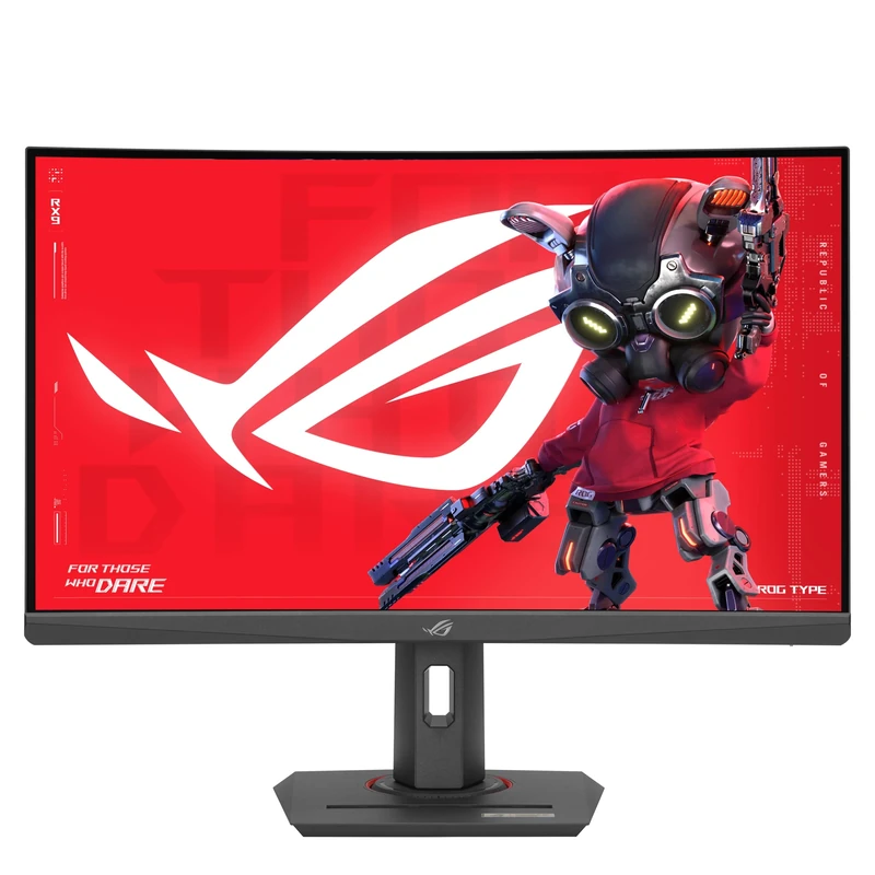 ASUS ROG Strix XG27WCS USB Type-C Gaming Monitor – 27-inch 2560x1440, Curved, 180Hz (Above 144Hz), 1ms (GTG), Fast VA, Extreme Low Motion Blur Sync, FreeSync, DisplayWidget Center, tripod socket, HDR
