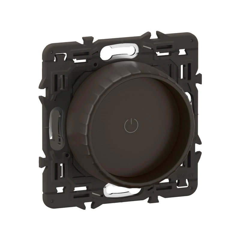 LEGRAND - Rotary dimmer switch - all dimmable lamps up to 200W - Full Lighting Control - Ready to Install - Black - Image 1