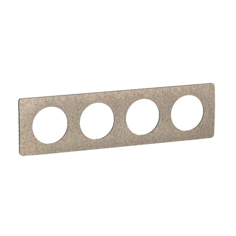 LEGRAND - Céliane Plate - Finishing Plate for Céliane Sockets and Switches - 4 Stations - Felt