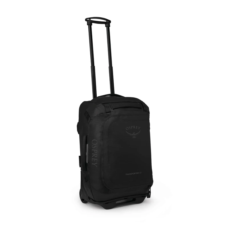 Osprey Transporter Wheeled Duffel, 40L, Raven Black/Black, O/S