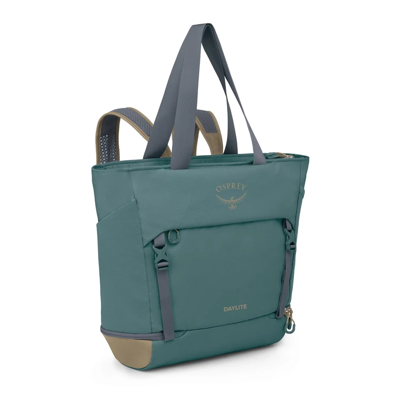Osprey Daylite Unisex Tote Pack, 26L, Cascade Blue/Latte Brown, O/S