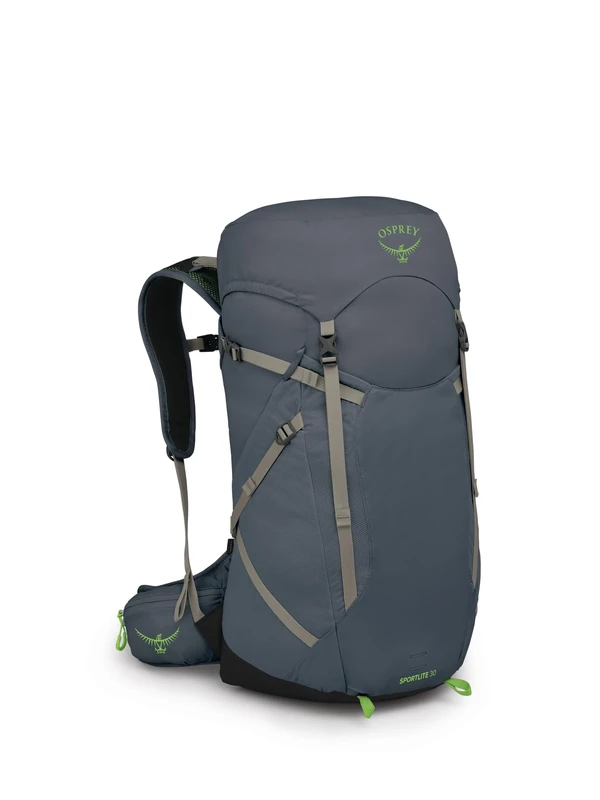 Osprey Sportlite Unisex Backpack, 25L, Tungsten/Grey Wolf, O/S