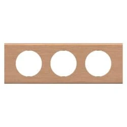 LEGRAND - Céliane plate - Finishing plate for sockets and switches Céliane - 3 positions - Oak