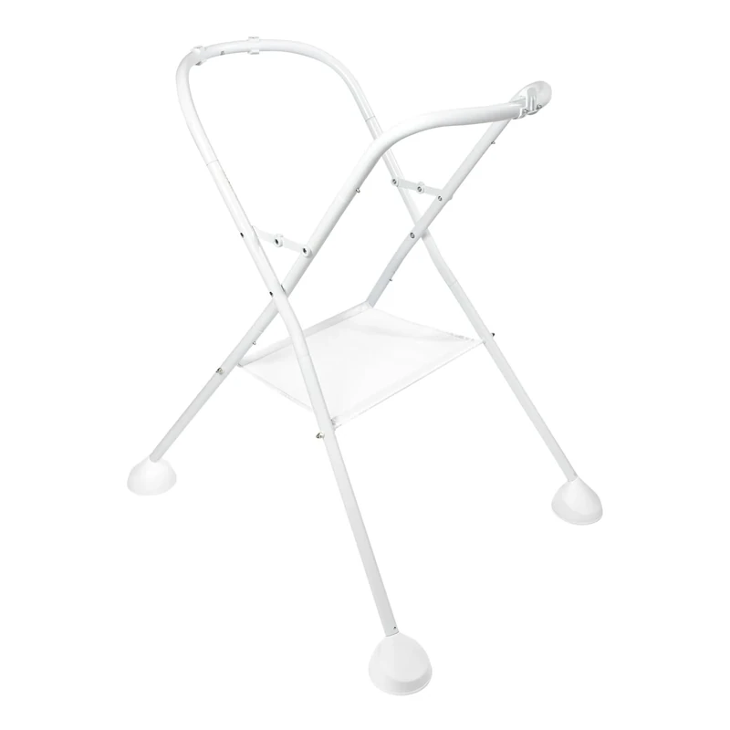BEABA, Baby Bath and Changing Table Holder, Bath Compatible, Camele'O Changing Table, Foldable, can be dismantled, White