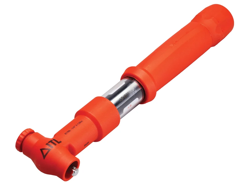 ITL Insulated Tools Insulated Torque Wrench – 1/4in Drive 2–12Nm Range 1000V Rated for Electrical Safety Precision Tool for Low-Torque Electrical Applications