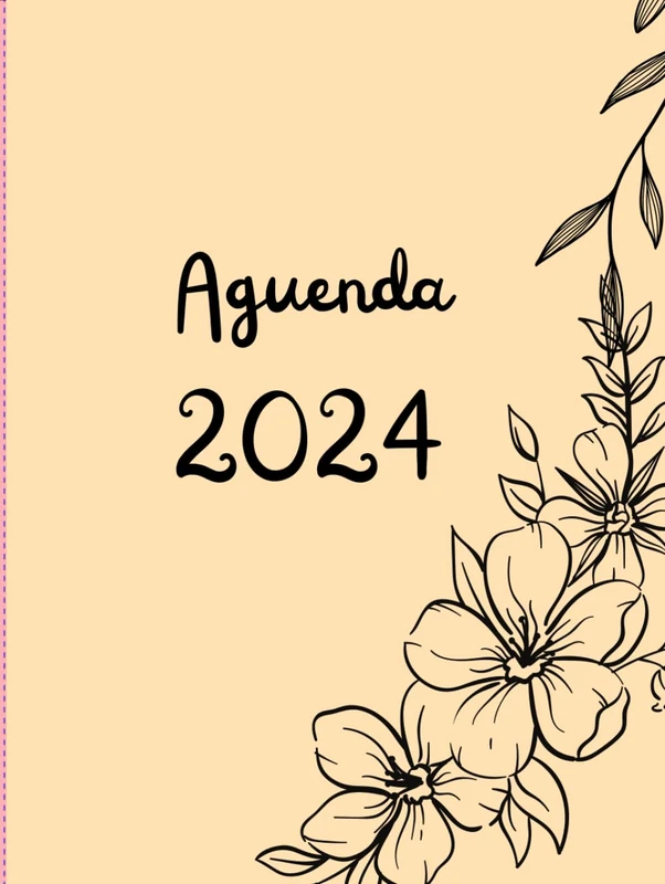 Agenda Flexible 2024: Inicio en Cualquier Fecha - Ideal para Organización Diaria y Regalos Unisex