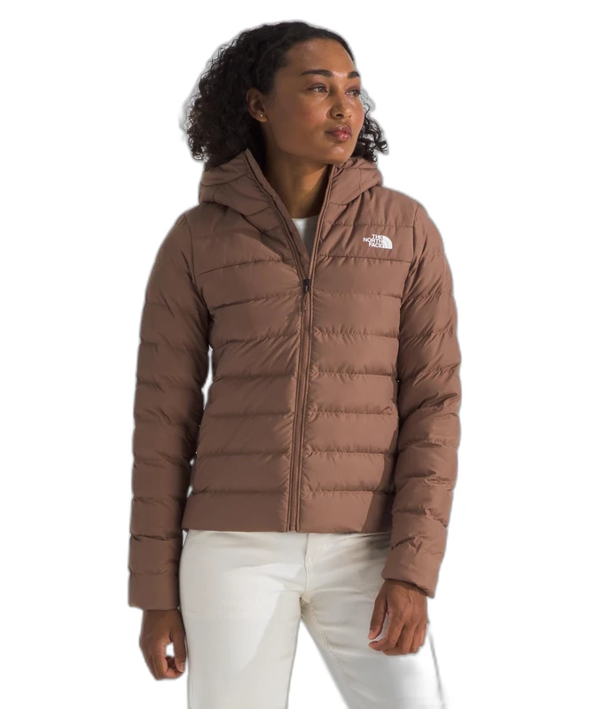 The North Face Women's Aconcagua 3 Hooded Jacket, Latte, XL