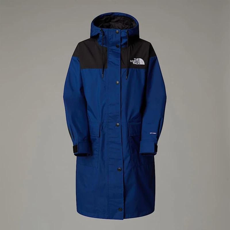 The North Face Women's Reign On Parka, Estate Blue/Tnf Black, L