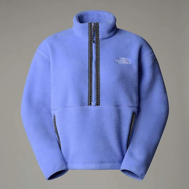 The North Face Women's Fleeski 1/4 Zip Sweatshirt, Virtual Blue, S