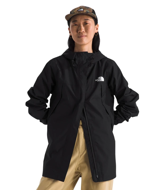 The North Face Women's Antora Rain Parka, Tnf Black, L