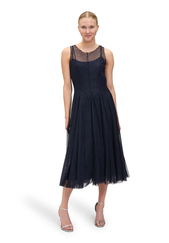 Vera Mont Women's Bodycon Cocktail Dress, Blue, 14