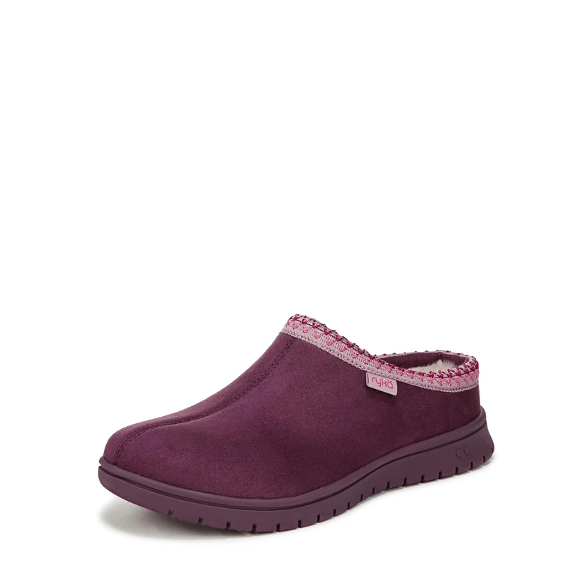 Ryka Women's Stellar Mule Sneaker, Rich Purple Microfiber, 7.5 UK
