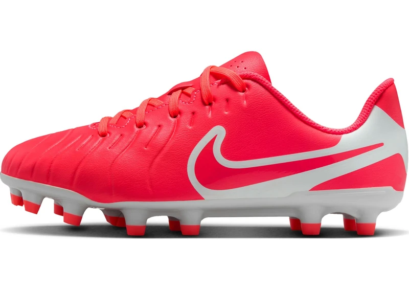 NIKE Unisex's Jr. Tiempo Legend 10 Club Mg Oxford Flat, Hot Lava White, 34 EU