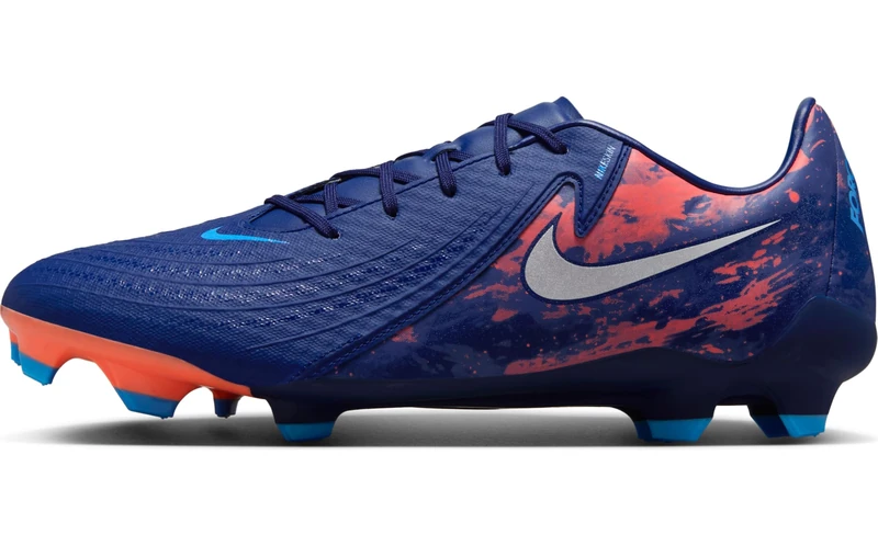 Nike Men's Phantom GX II Academy FG/MG 'Erling Haaland' Football Shoe, Blue Void/Chrome, 9