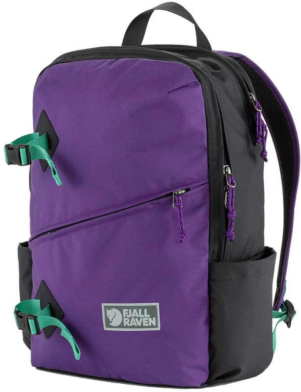 FJALLRAVEN 23200300-422-037 Vardag Backpack 17 Sports backpack Unisex Violette-Coal Black Size OneSize