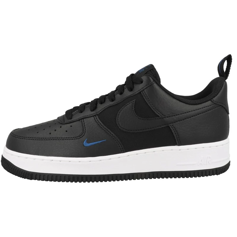 NIKE FZ4625-001 Air Force 1 '07 Men Black/Black-Court Blue-White UK 8