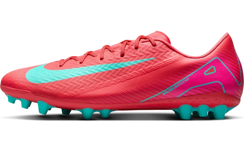 Nike Men's Zoom Vapor 16 Academy FG/MG Football Shoe, Ember Glow/Aurora Green, 8.5