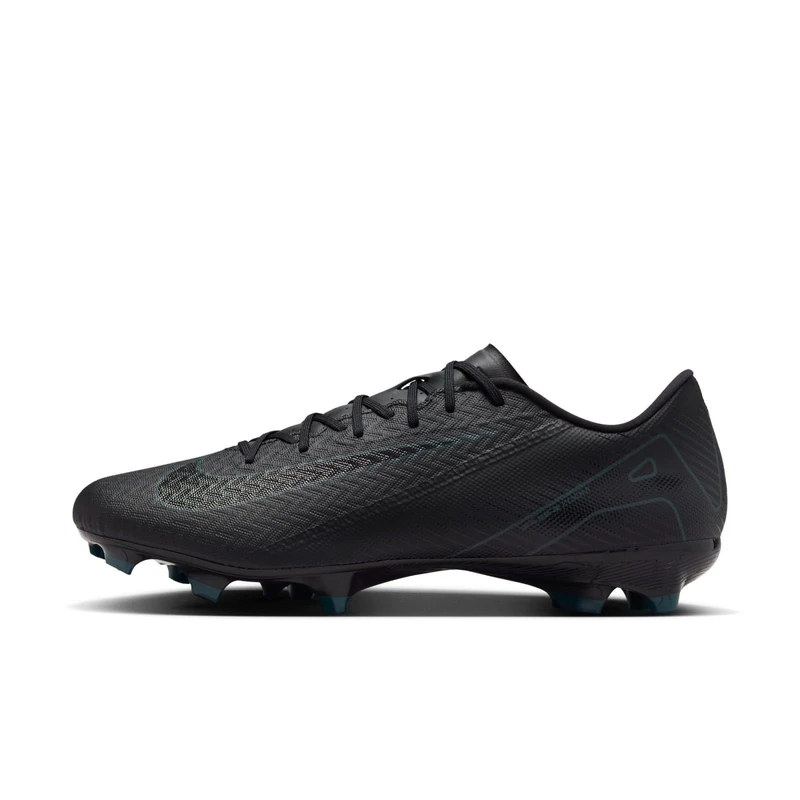Nike Zoom Vapor 16 Academy Fg/Mg Men's Football Shoe, Black/Black/Deep Jungle, 9.5