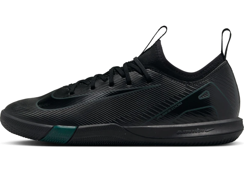 NIKE Unisex Kids Jr Zoom Vapor 16 Academy Ic Sneaker, Black Deep Jungle Black, 3 UK