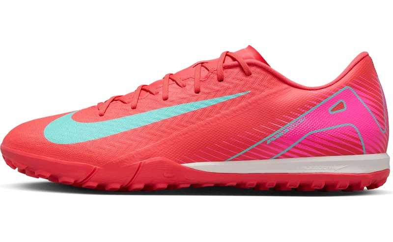 NIKE Men's Zoom Vapor 16 Academy Tf Sneaker, Ember Glow Aurora Green, 12.5 UK