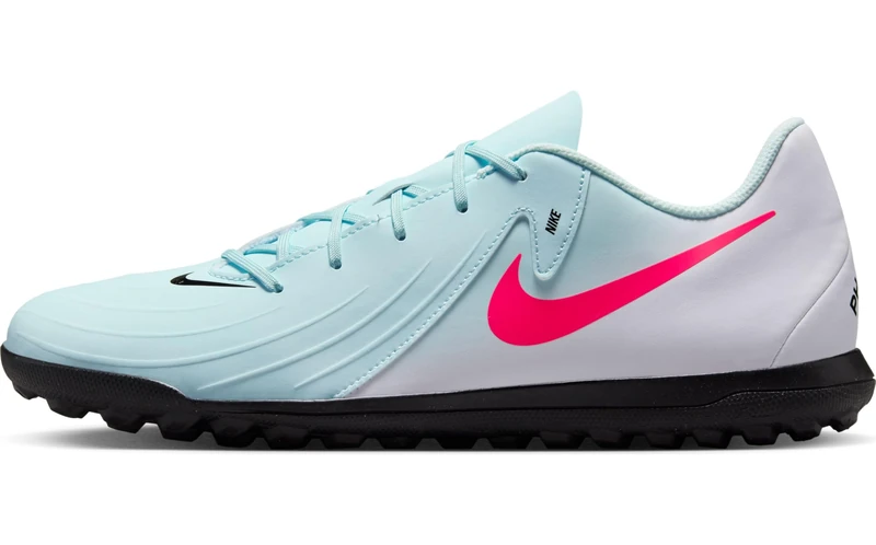 NIKE Unisex's Phantom Gx 2 Club Sneaker, Mint Atomic Red Off Noir, 10 UK