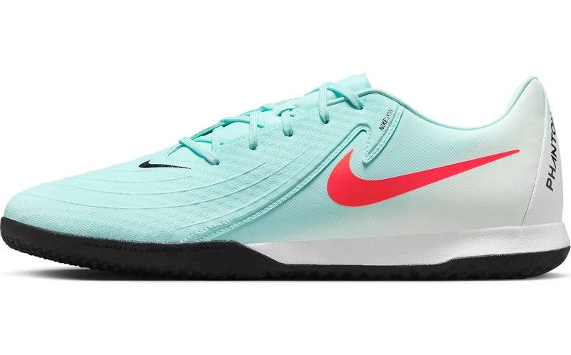 NIKE Unisex's Phantom Gx 2 Academy Oxford Flat, Mint Atomic Red Off Noir, 9 UK