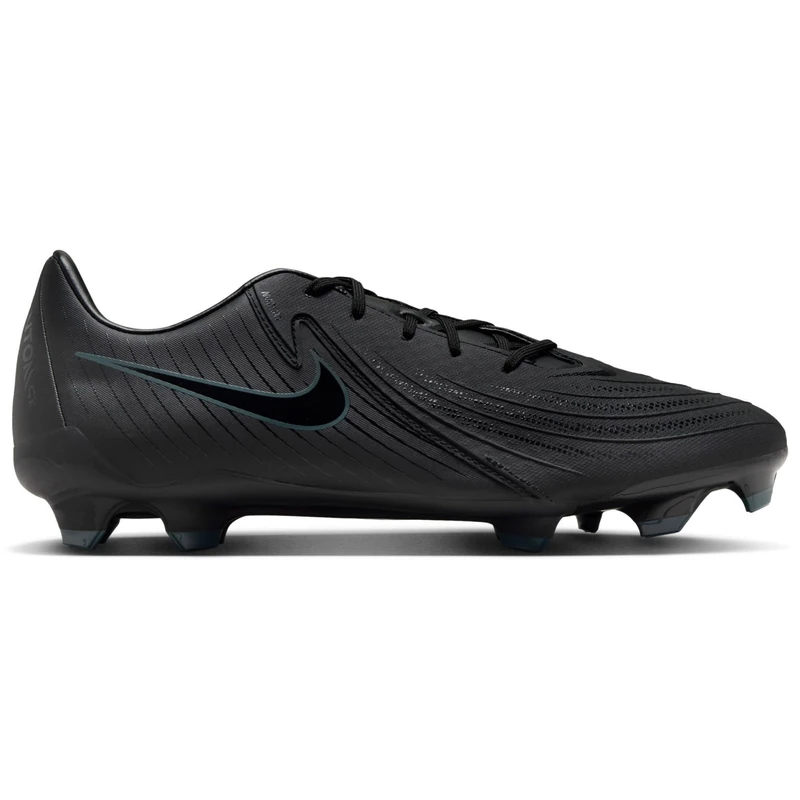 Nike Phantom Gx II Academy Fg/Mg Men's Football Shoe, Black/Black/Deep Jungle, 6.5