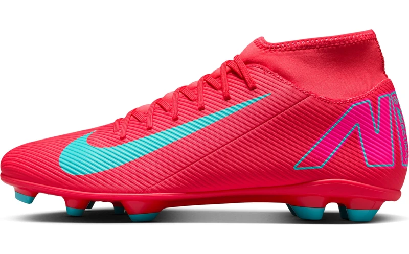 NIKE FQ8314-800 Mercurial Superfly 10 Club Men Ember Glow/Aurora Green UK 10