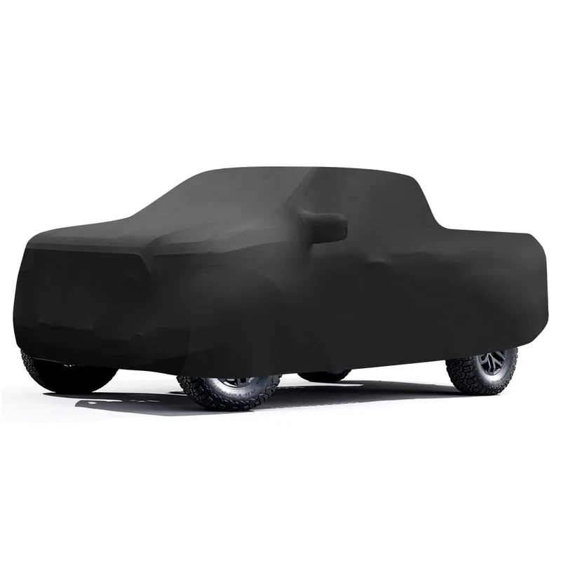 BIHEE Indoor Car Cover for F150 Velvet Stretch Full Truck Cover Protection for Automobiles for Dust-Proof, Underground Garage, Car Show,Fits up to 236 inches