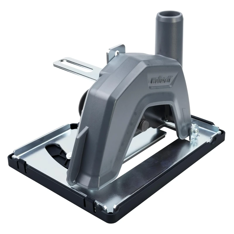 wolfcraft - Extraction Hood with Guide Block for Angle Grinder - 5017000 - for Controlled Machine Operation and Reduced Dust