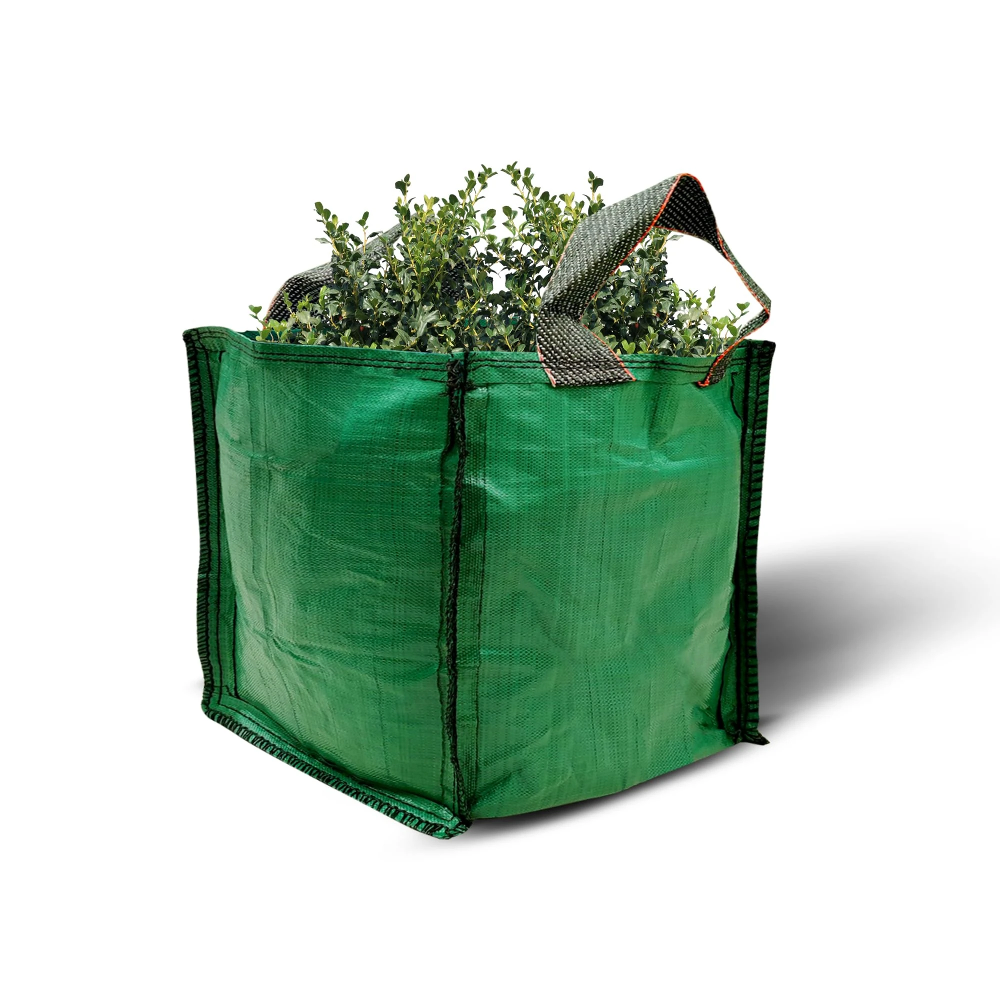 PRIMES DIY Garden Bags 90 Litre Premium Grade, Industrial Fabric and Handles, Heavy Duty/Green Sacks, Plant waste grass and Leaves, Collecting Garden, Waste Builders Bags - 45 x 45 x 45 CM(Pack20)