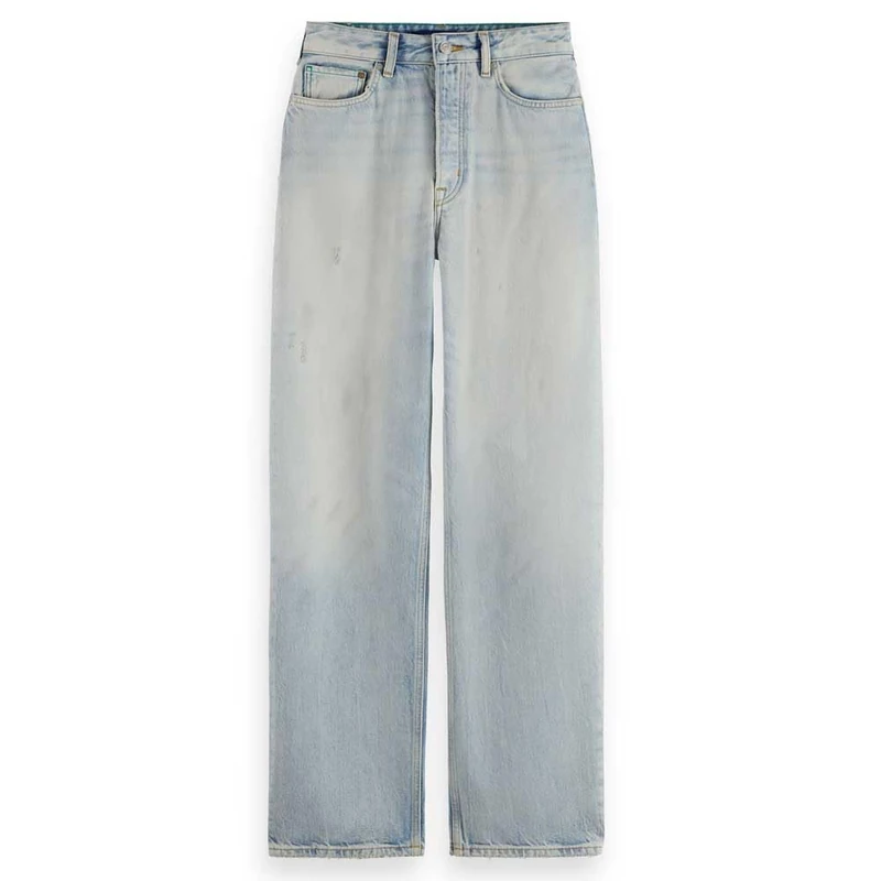 Scotch & Soda Women's Ripple Straight Jeans, Ocean City, 31W x 32L