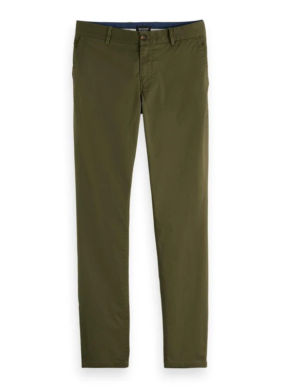 Scotch & Soda Men's Mott Chino, Khaki, 33-32