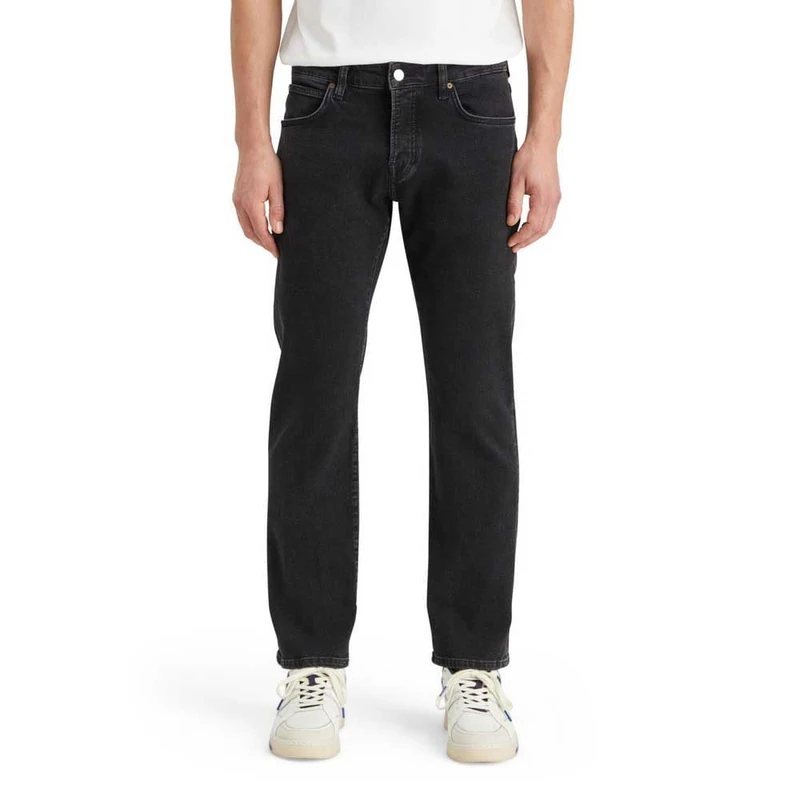 Scotch & Soda Men The Zee Straight-Leg Jeans Casual Trousers, City Black, 34-30