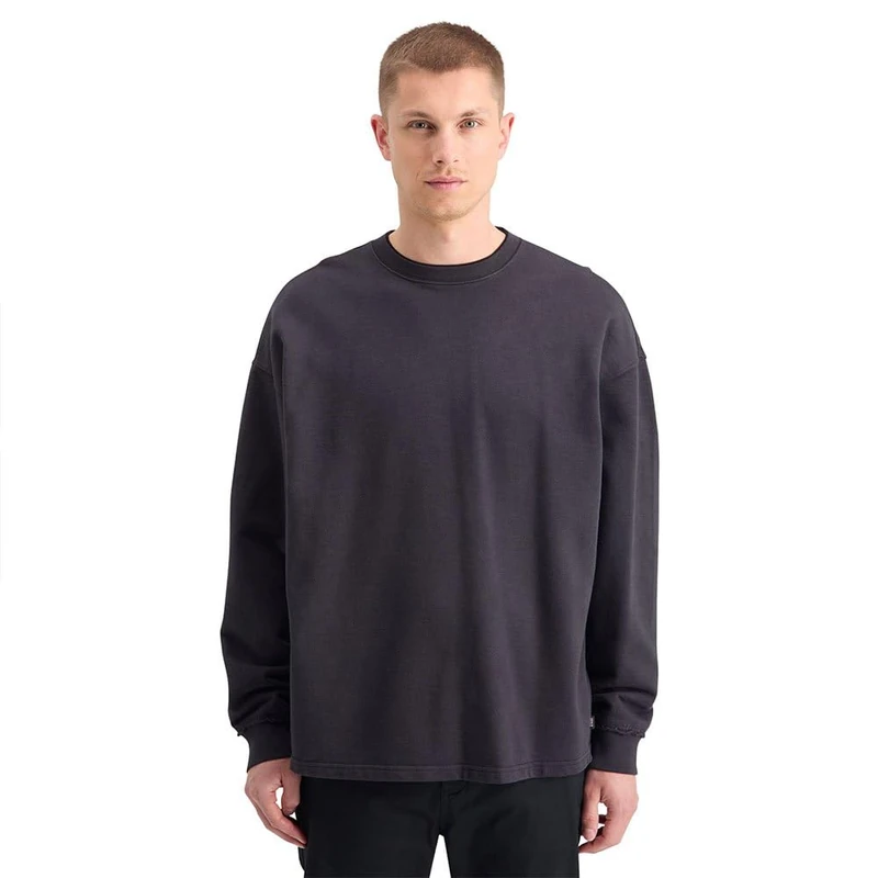 Scotch & Soda Mens 3 Crosses Crewneck Sweatshirt, Black, XL UK