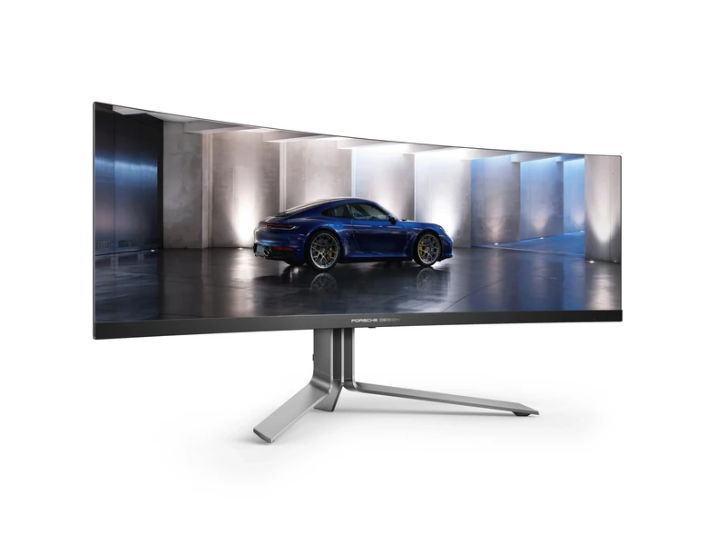 AOC AGON PD49 - 49 Inch DQHD Gaming Monitor, QD OLED, 240Hz, 0.03ms, HDR400, 1.07B Colours, Height Adjust, 8W x 2 Speakers, USB-Hub (5120 x 1440 / HDMI 2.1 x 2 / DP 1.4 x 1 / USB 3.2 / USB-C)
