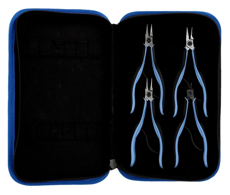 Jewelry kit with Ergonomic alicates and Two-Material red Cut
