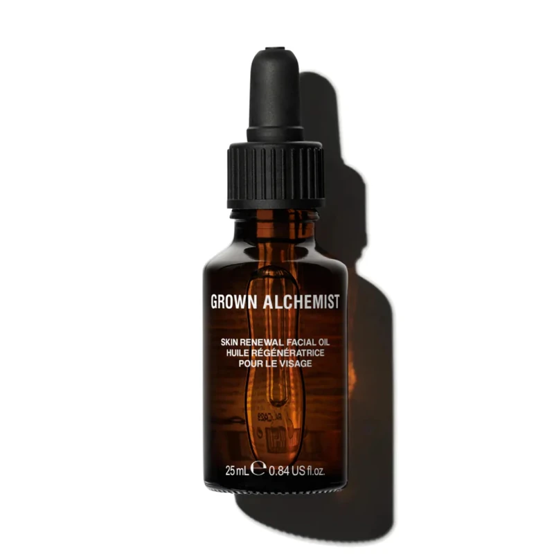 Grown Alchemist Skin Renewal Facial Oil - Hydrating Rosehip Oil for Face with Powerful Organic, Bioactive Botanicals for Firming, Smoothing, Anti Wrinkles - Natural Anti-Ageing Face Oil 25 ml