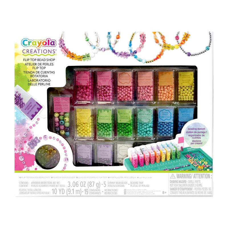 CRAYOLA Creations 04-2963 Pearl Workshop, Creating Pearl Jewellery, Creative Activity and Gift Idea for Girls from 8 Years