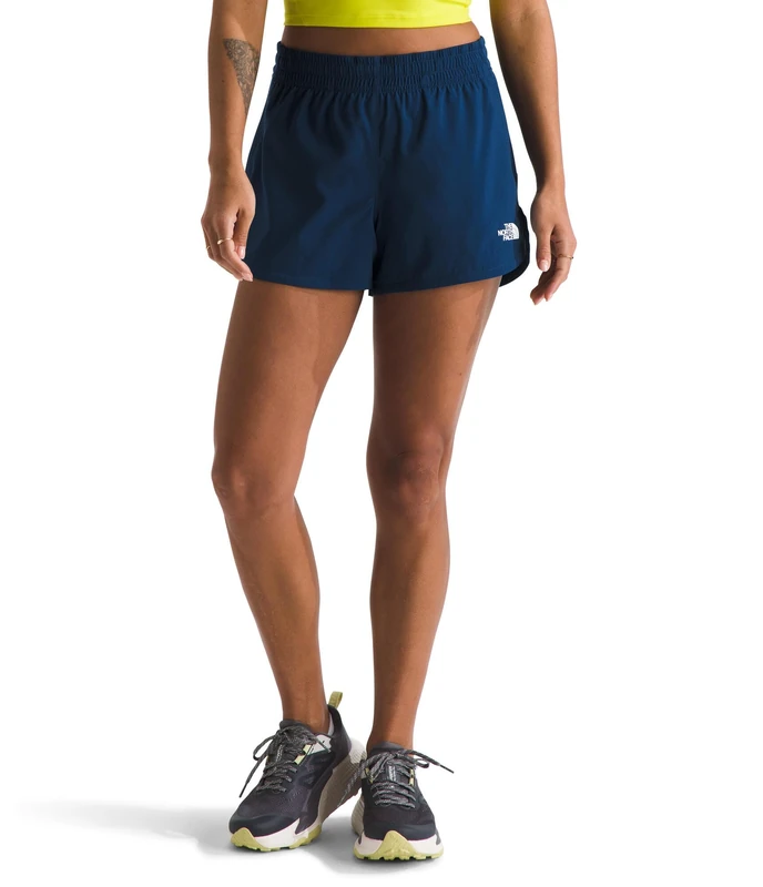 The North Face Women's Flex Woven 3In Shorts, Estate Blue, XL