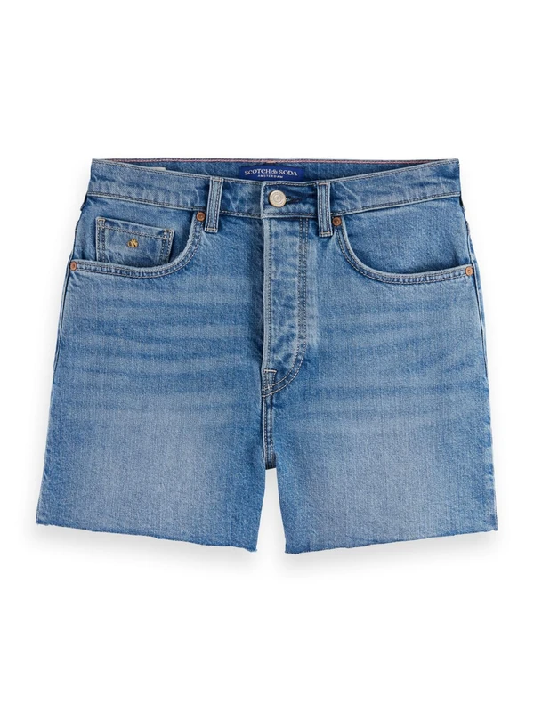 Scotch & Soda Women's Core The Ray Denim Short Blue Dream Shorts, Blue Dream 497,